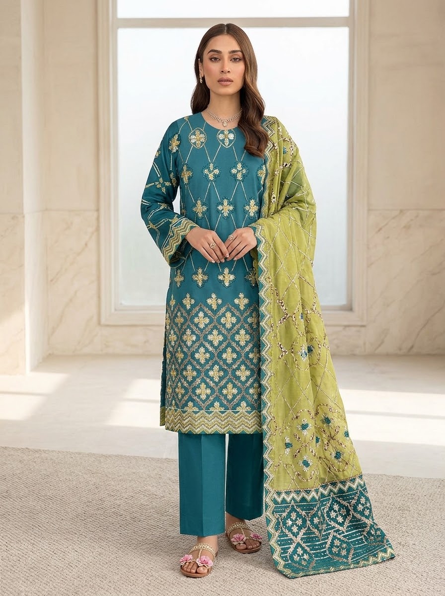 SAPPHIRE Unstiched 3 PICE