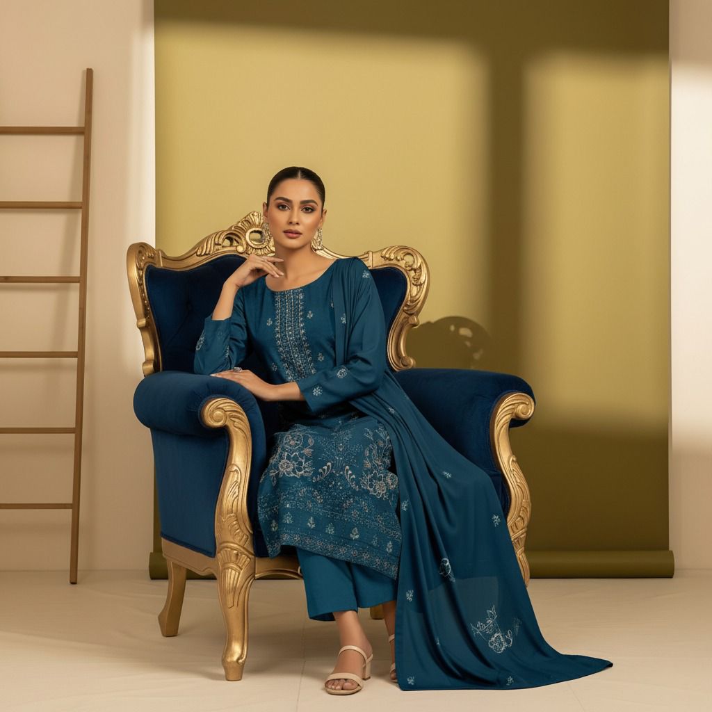 FIZA MINAHIL Embroidered Lawn