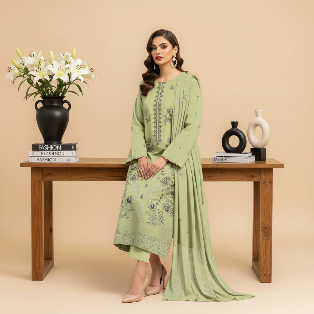 ZUMAR Embroiderd lawn