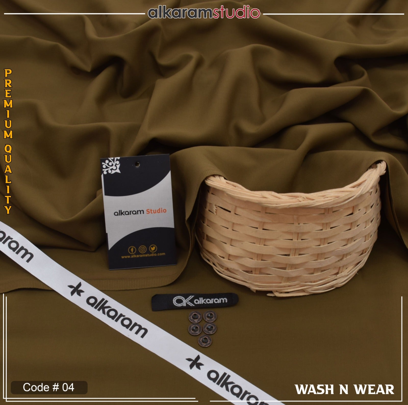 ALKARAM Premium Wash&Ware (Unstitched)