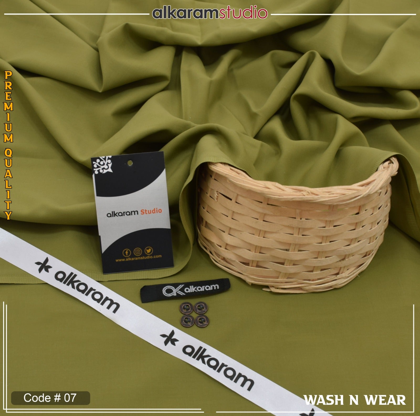 ALKARAM Premium Wash&Ware (Unstitched)