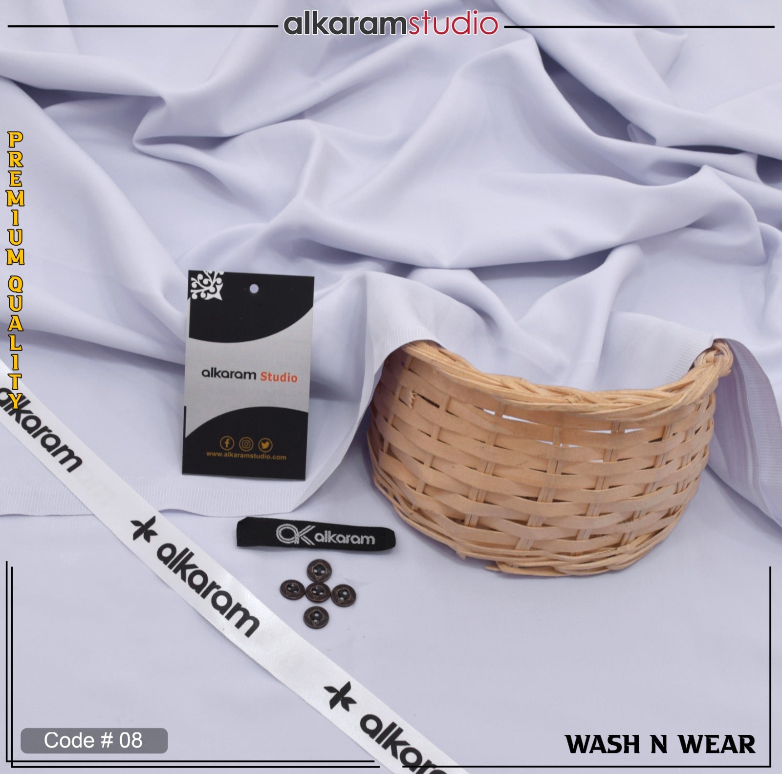 ALKARAM Premium Wash&Ware (Unstitched)