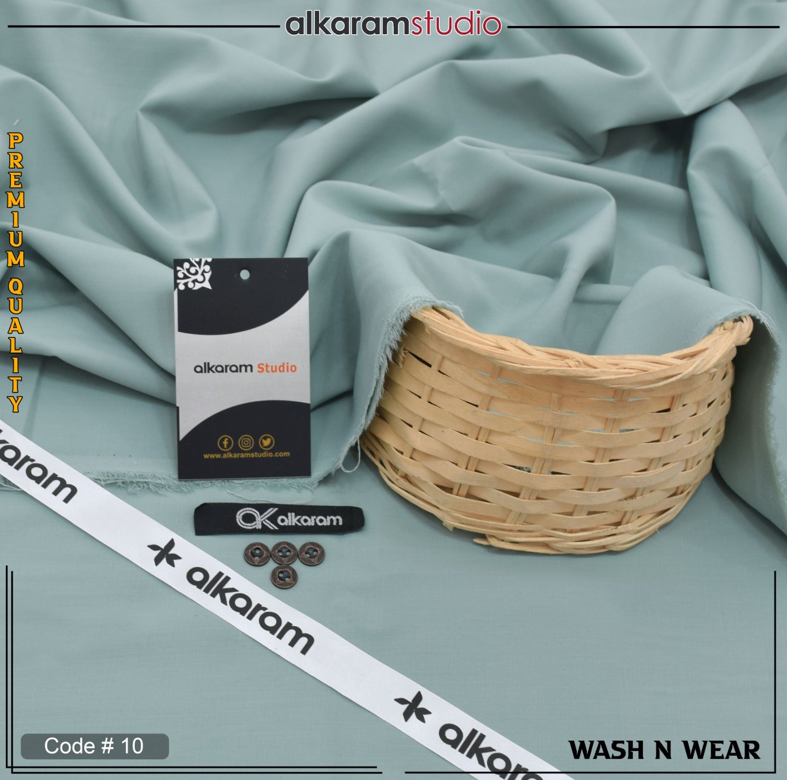 ALKARAM Premium Wash&Ware (Unstitched)