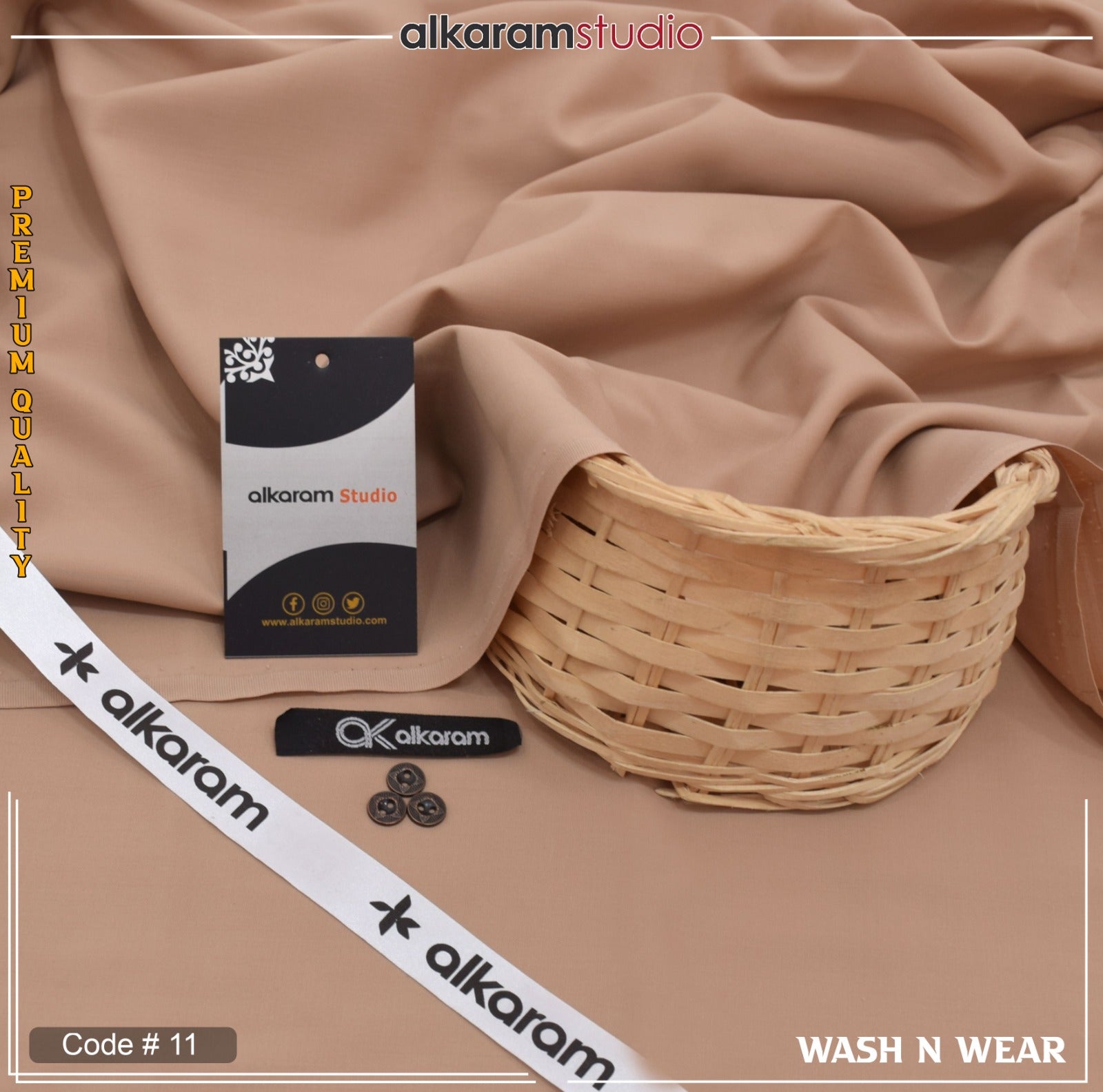 ALKARAM Premium Wash&Ware (Unstitched)