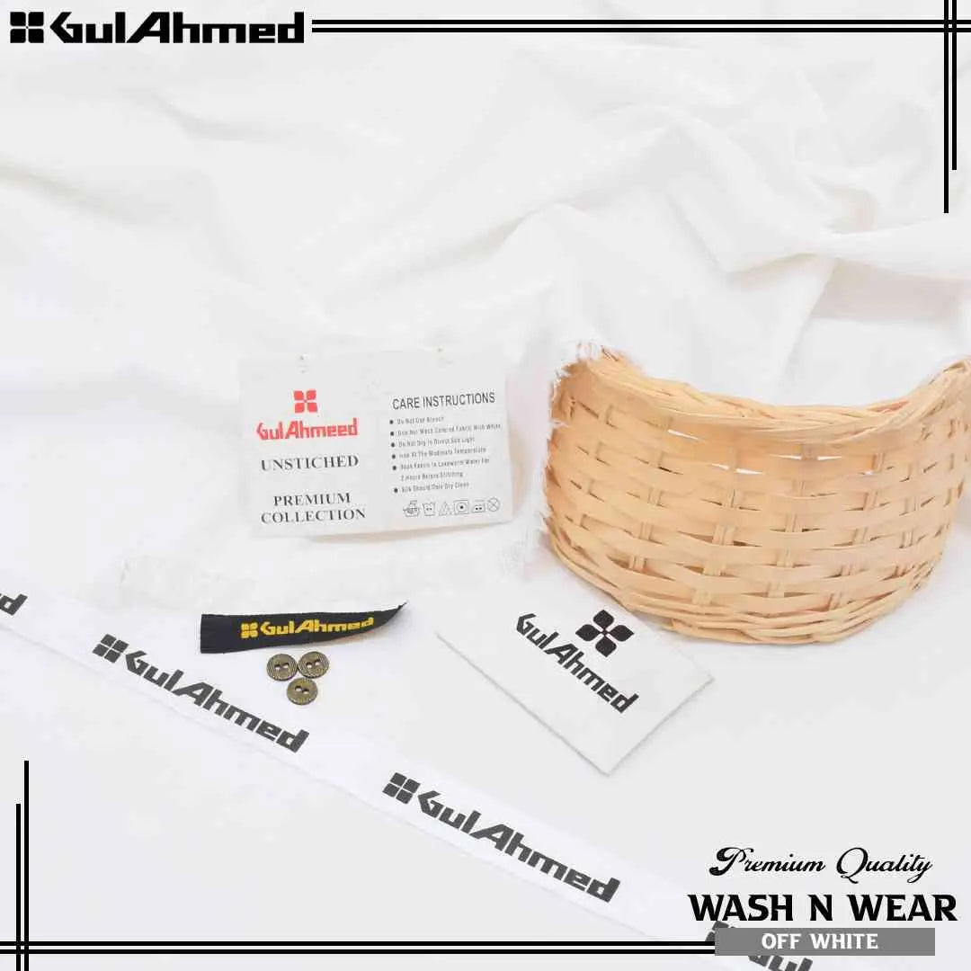 Elegant Wash & Wear – Premium Unstitched Suit