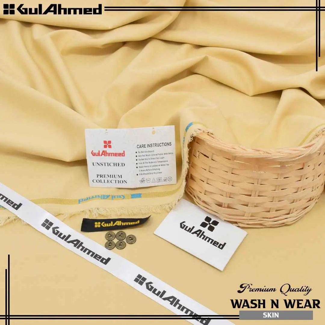 GulAhmed Premium Wash & Wear –  Unstitched Suit