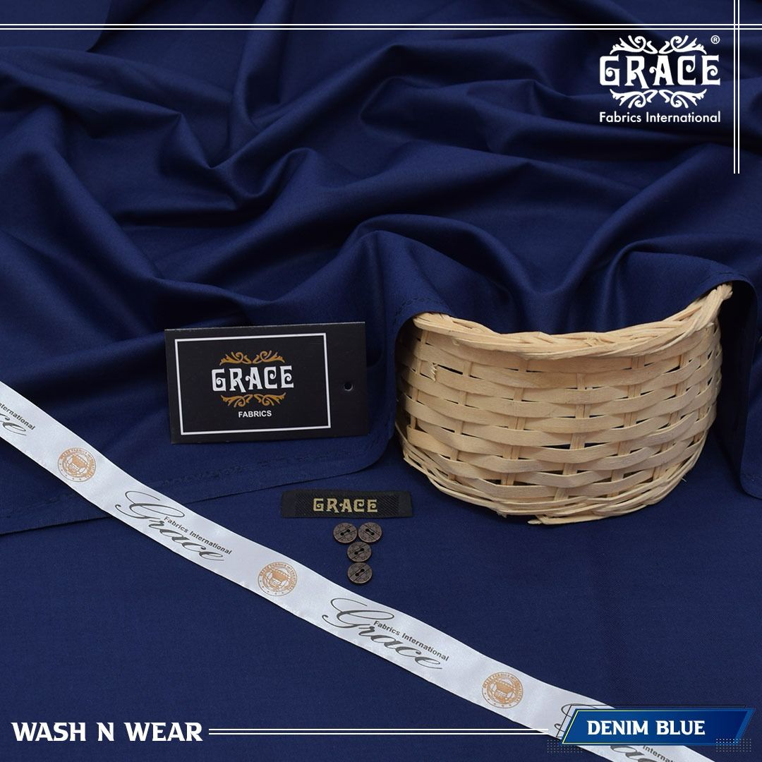 GRACE STRONG BLUE (Unstitched)